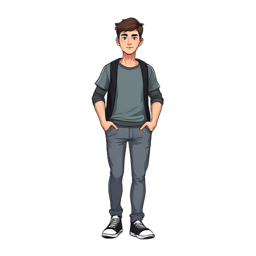 a man walking 