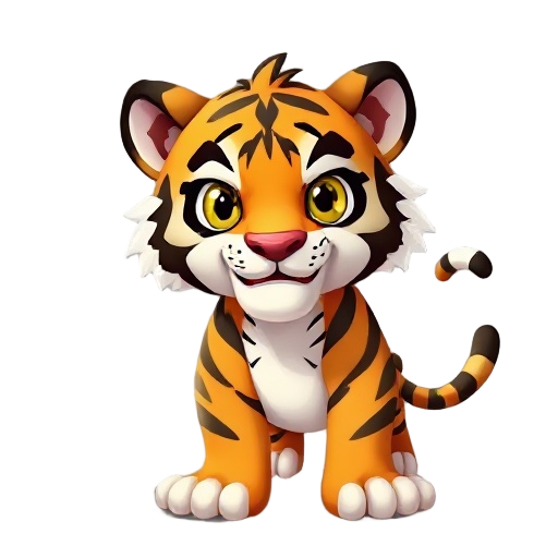 humanized tiger , tekken 3 style 