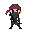a player, a ninja with a bandana on his head—more of a military style, but with some ninja elements too.