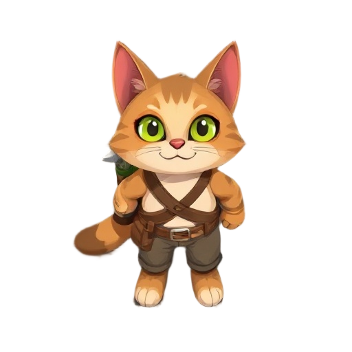 cat adventurer top down