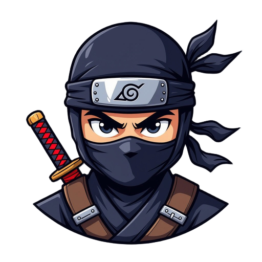 ninja with traditional shinobi gear