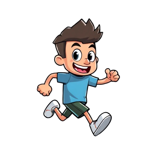 generate a running character