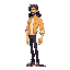modern man with long hair
