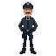 male adult police detective