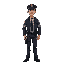 young male adult police detective, with no police uniform