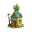 a house that looks like a pineapple