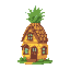 a house that looks like a pineapple