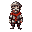 character mit mittelalterkleidung und gesicht