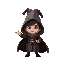little magician in a cloak