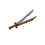 wooden sword, branch sword, 