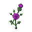 a mace made out of thistle, plant, ivy, 