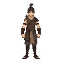 studio ghibli inspired rpg male warrior character