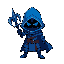 a blue rogue thats minimalistic