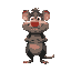 mole with red nose