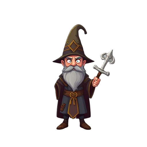 a medieval wizard