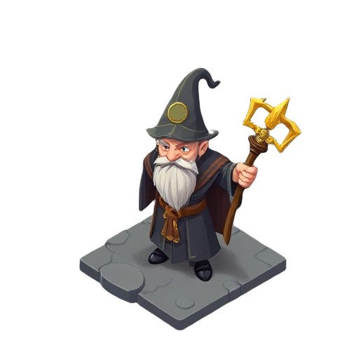 a medieval wizard