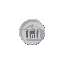 minimalistic symbol depicting a courthouse in a circle
