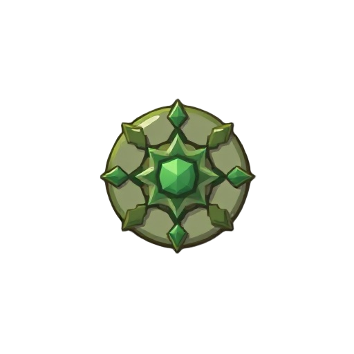 small, circular, druidry node