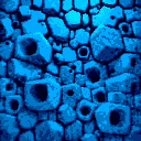 blue comet texture, holes as cubes