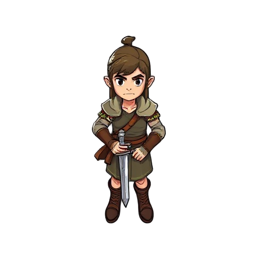 warrior with a sword