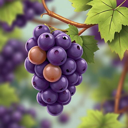 grapes without background 