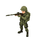 army man pointing rifle