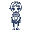 earthbound style, basic human blueprint, chibi style