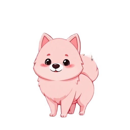pink pomeranian