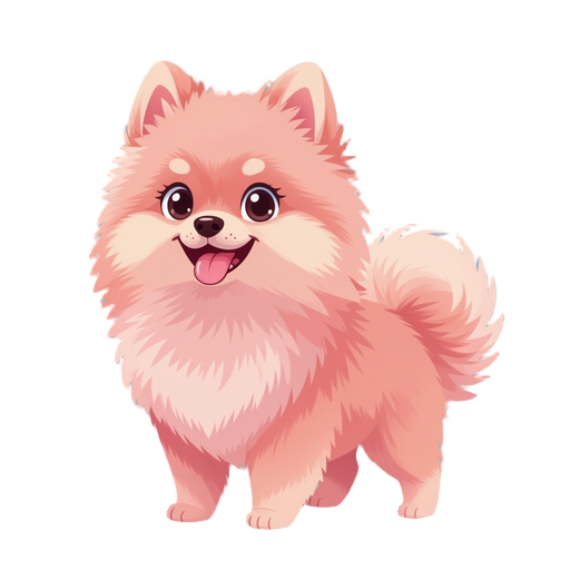 pink pomeranian