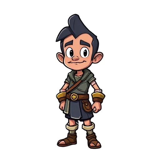 crie um ladino para um jogo de rpg 2d
