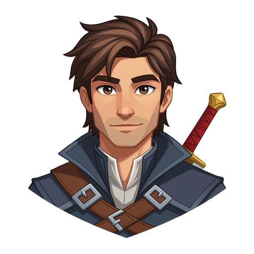 create a male rpg character of the assassin class 