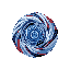 a horizontal view of a beyblade