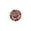 a vertical view of a beyblade