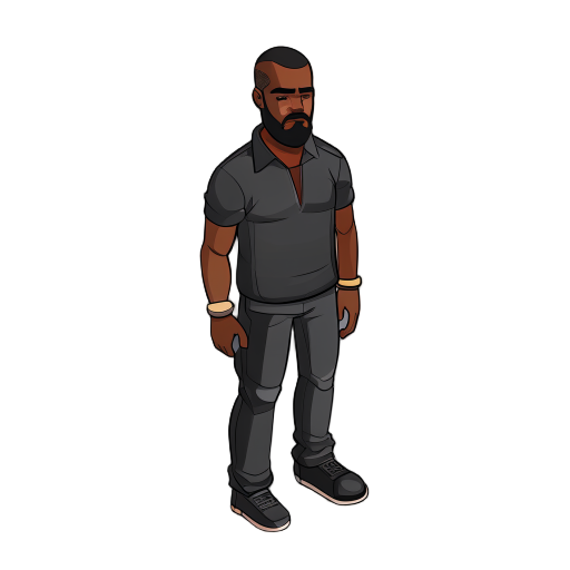 homem de preto