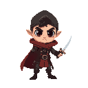 thief or rogue hero character for an rpg styld game