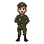make a military dude pixel 
