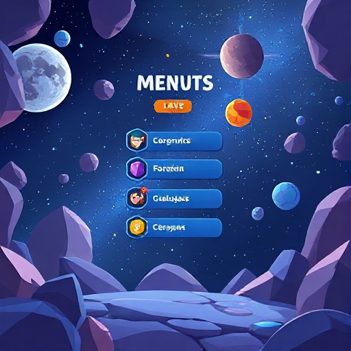 make menu móbile of game space 