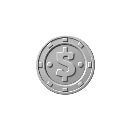 make object of coin grey 