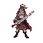 a warrior with sword