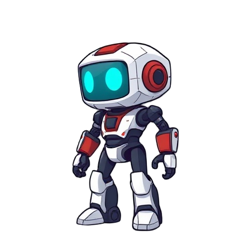 nano-miner robot side pose, px art