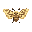 a fluffy giant moth in the style of stardew valley