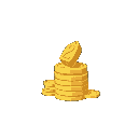 big stack of coins