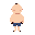 basic, human character, no clothes, no hair, no ears, fat