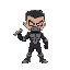 a simple hero style like the punisher.