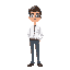 office guy in white shirt