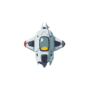 top down space ship