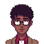 benson is a young man who gives off a quiet, introverted, and thoughtful vibe. he is caught in a surreal psychological journey filled with confusion and self-discovery. his appearance reflects his introspective and nerdy nature