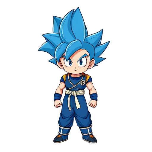 dragon ball z goku super saiyan blue 