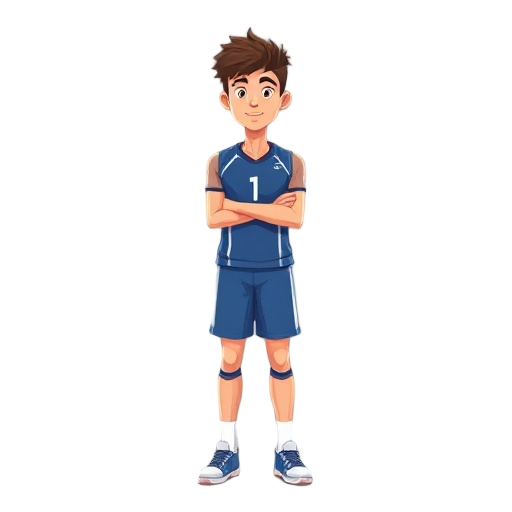 create a volleyball sports player