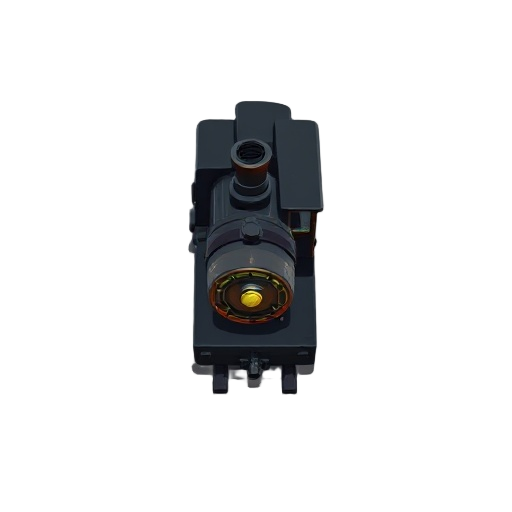 spooky and dark themed train engine. the view is top down above the train but closer to the rear.